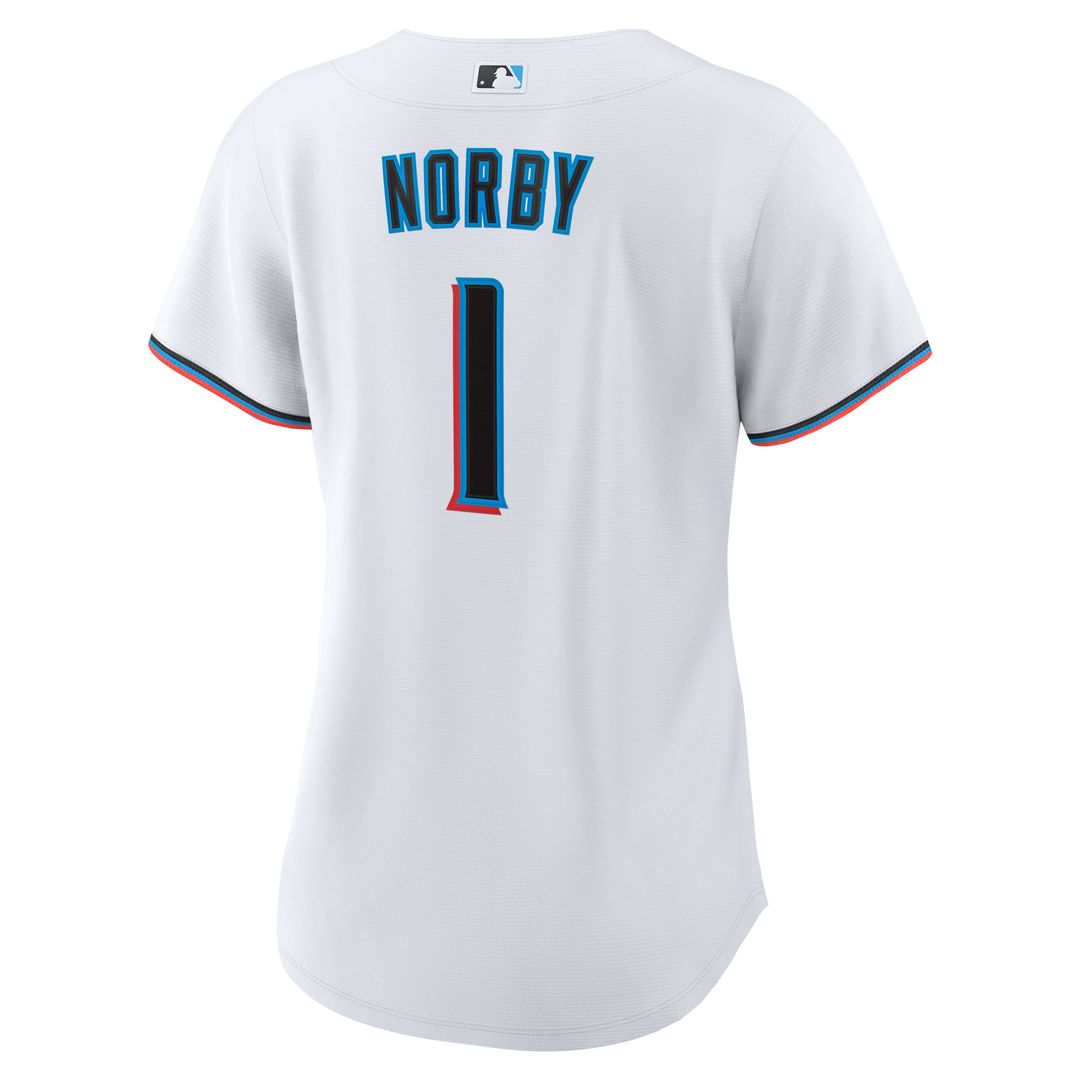 Miami Marlins Nike Replica Jersey White