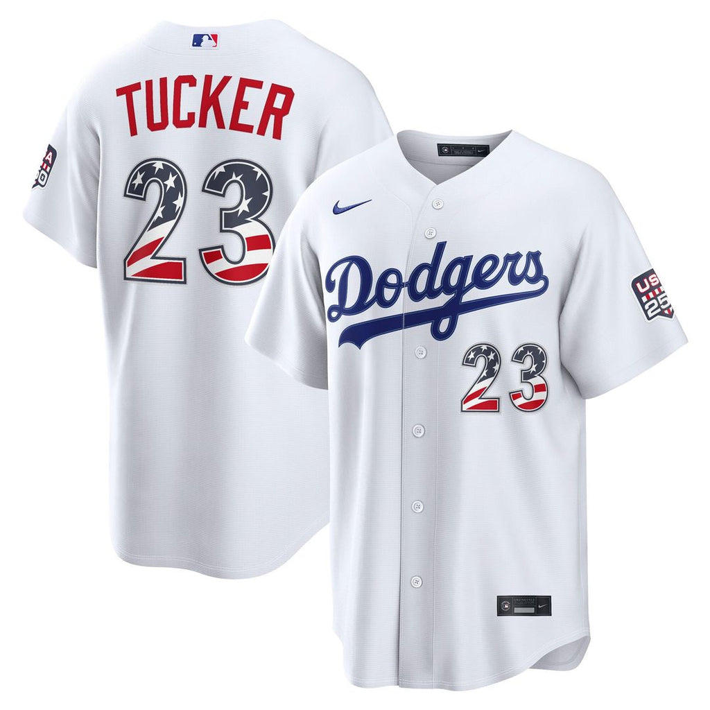 Los Angeles Dodgers Nike White MLB baseball jersey