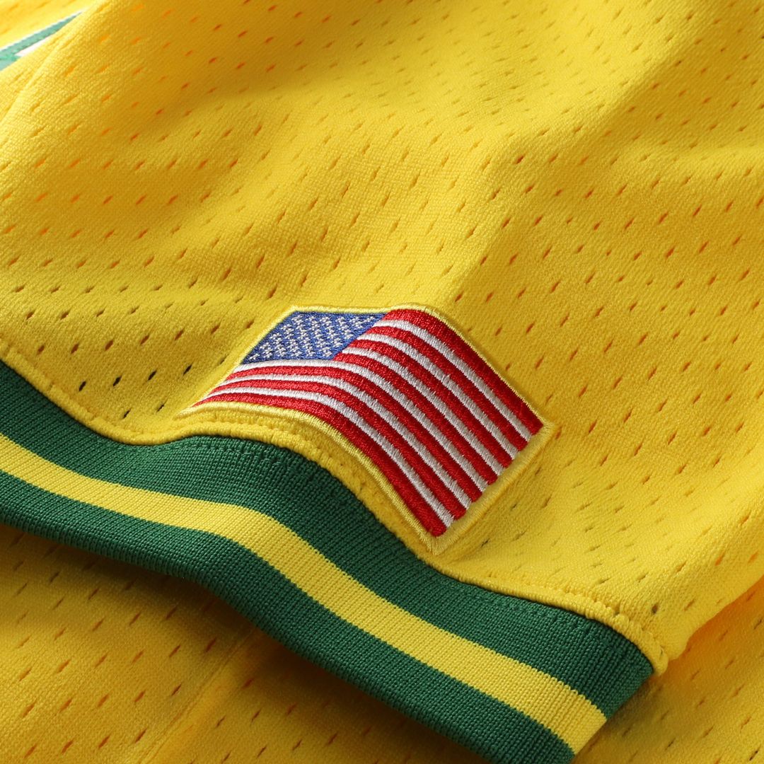 Athletics Mitchell & Ness Authentic Jersey Gold