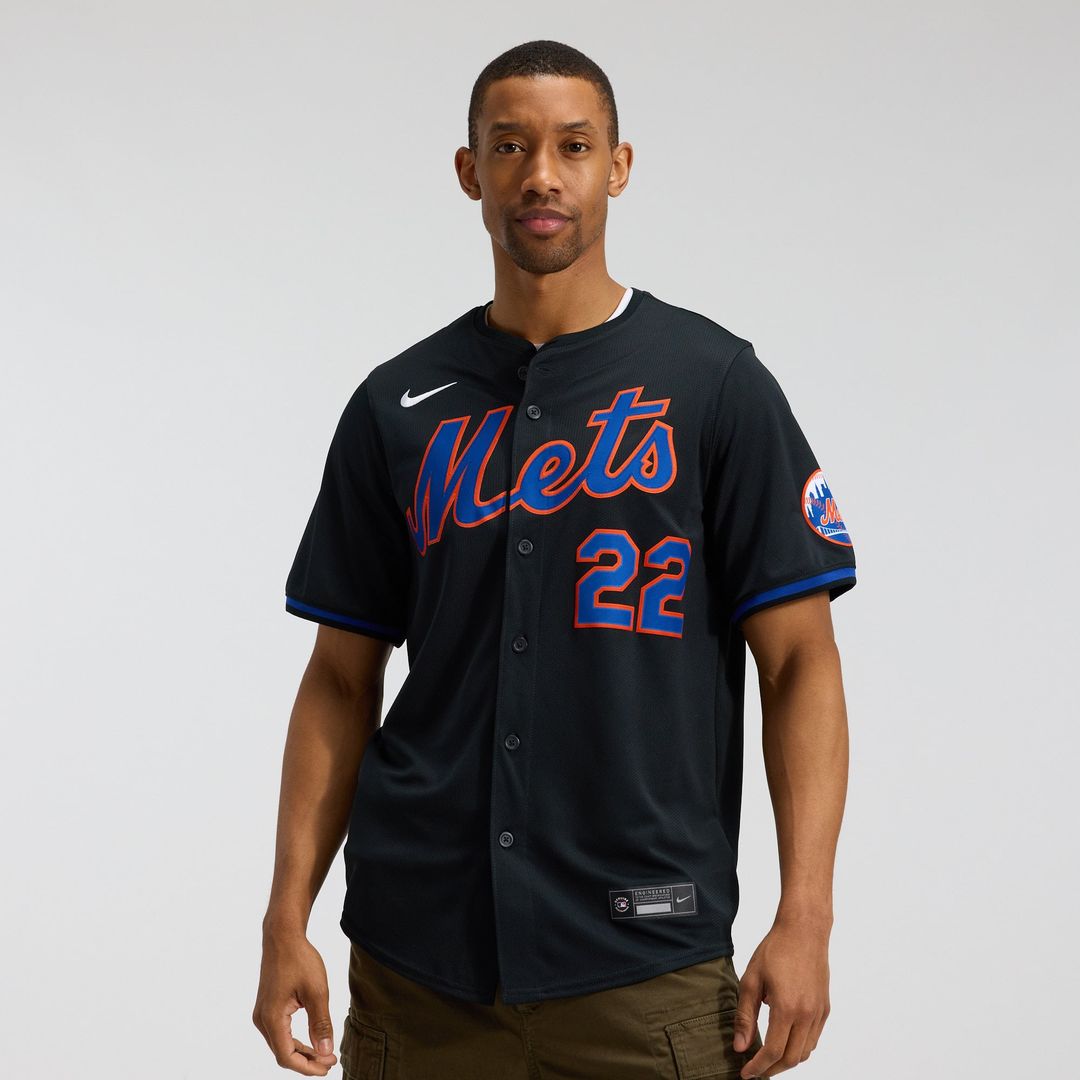 New York Mets Nike Authentic Jersey Black
