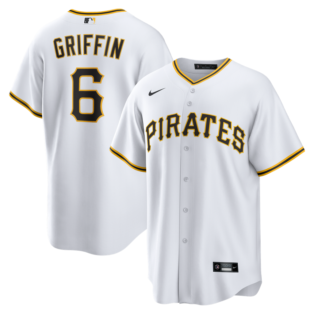 Pittsburgh Pirates Nike White Replica MLB baseball jersey