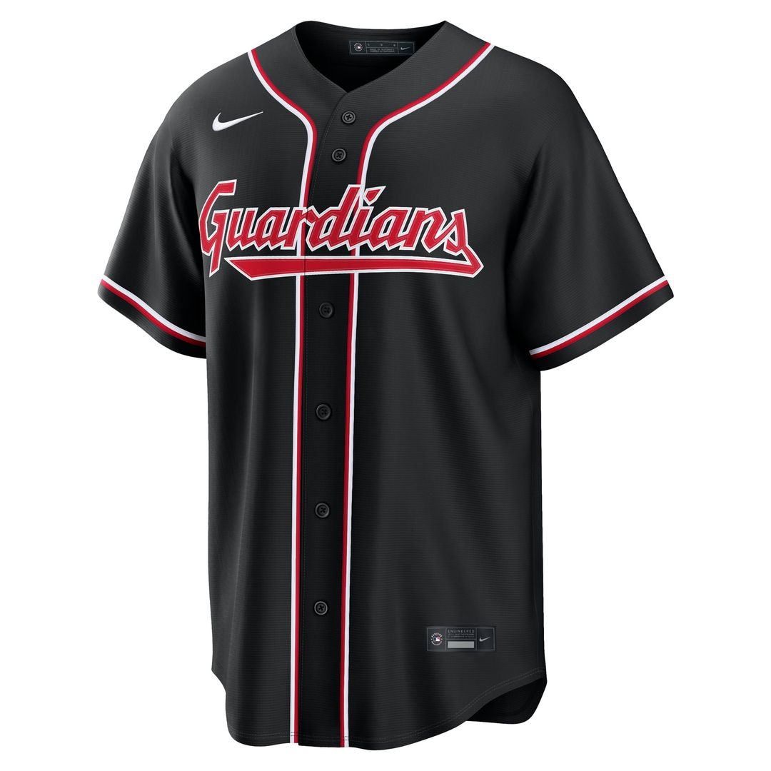 Cleveland Guardians Nike Replica Jersey Black