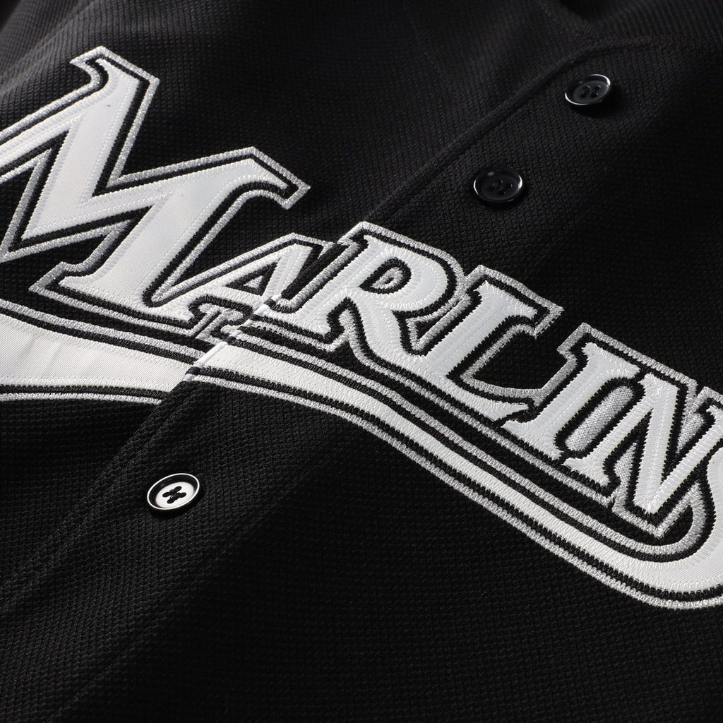 Miami Marlins Mitchell & Ness Authentic Jersey Black