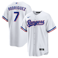 Texas Rangers Nike White Replica MLB baseball jersey