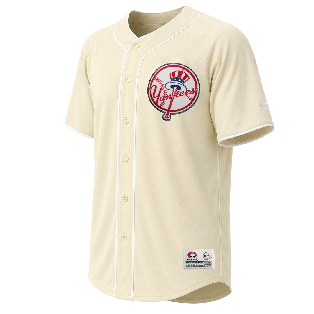 New York Yankees Stitches Authentic Jersey Cream