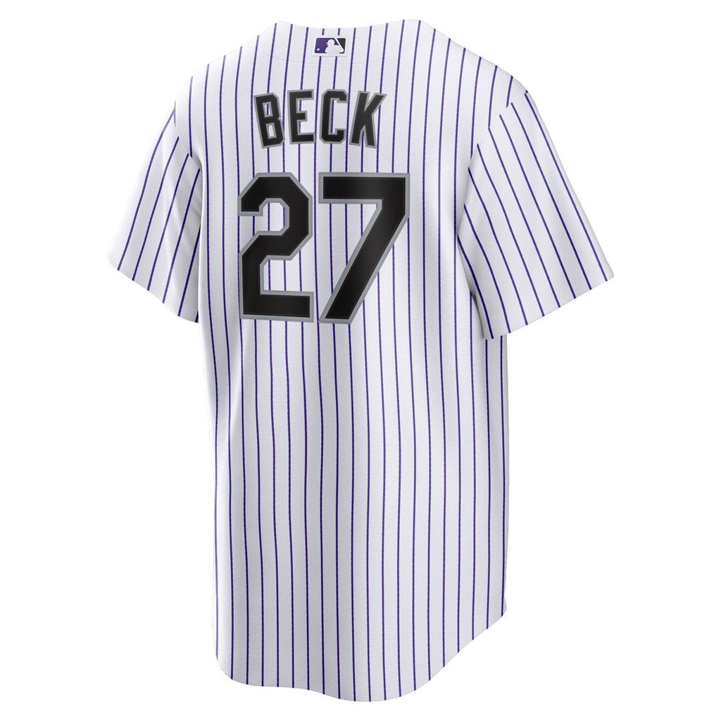 Colorado Rockies Nike Replica Jersey White