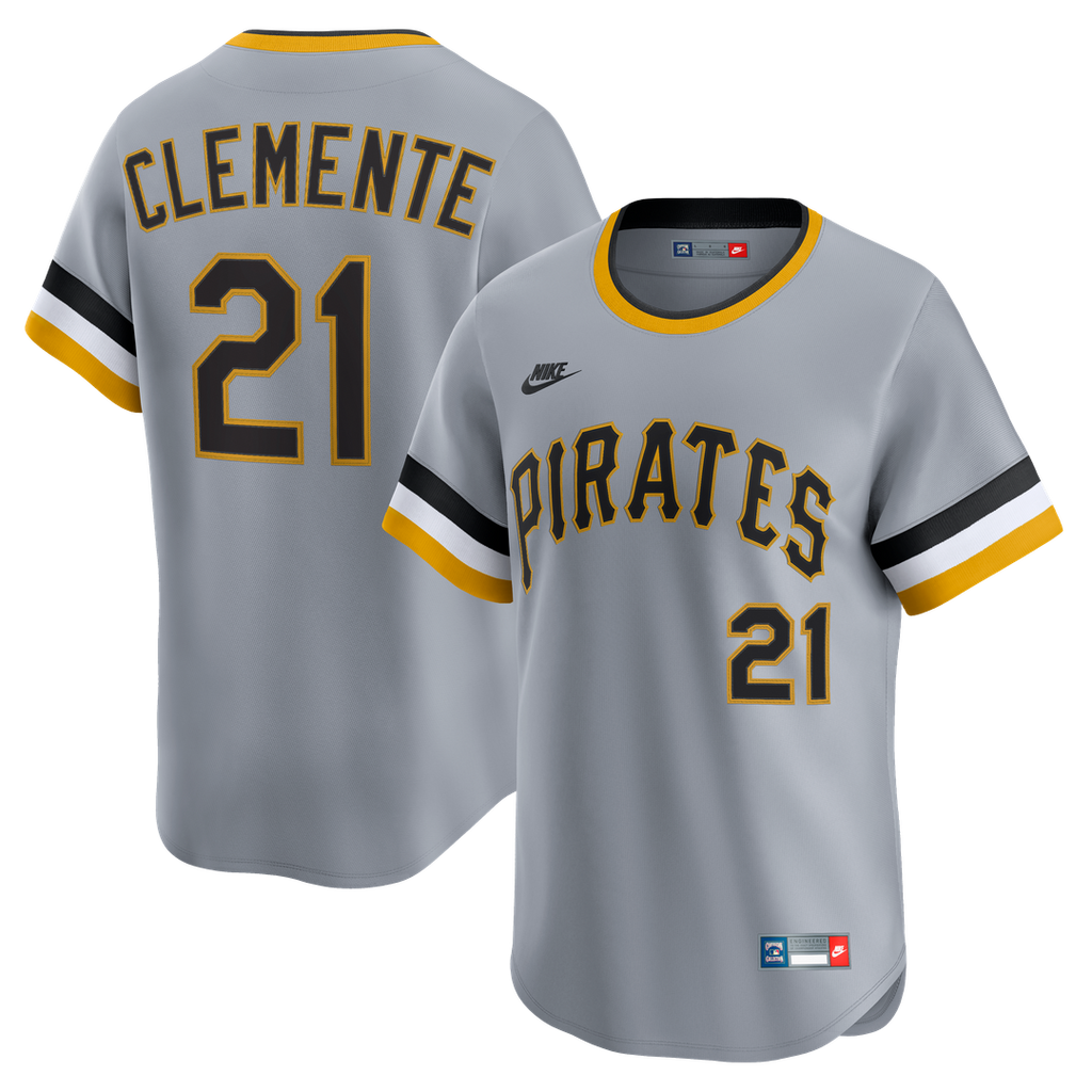 Pittsburgh Pirates Nike Gray MLB baseball jersey