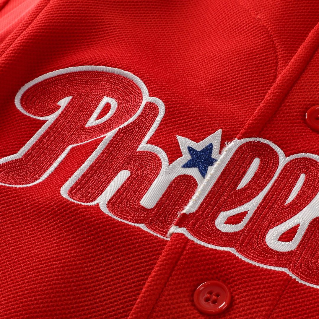 Philadelphia Phillies Mitchell & Ness Jersey Red