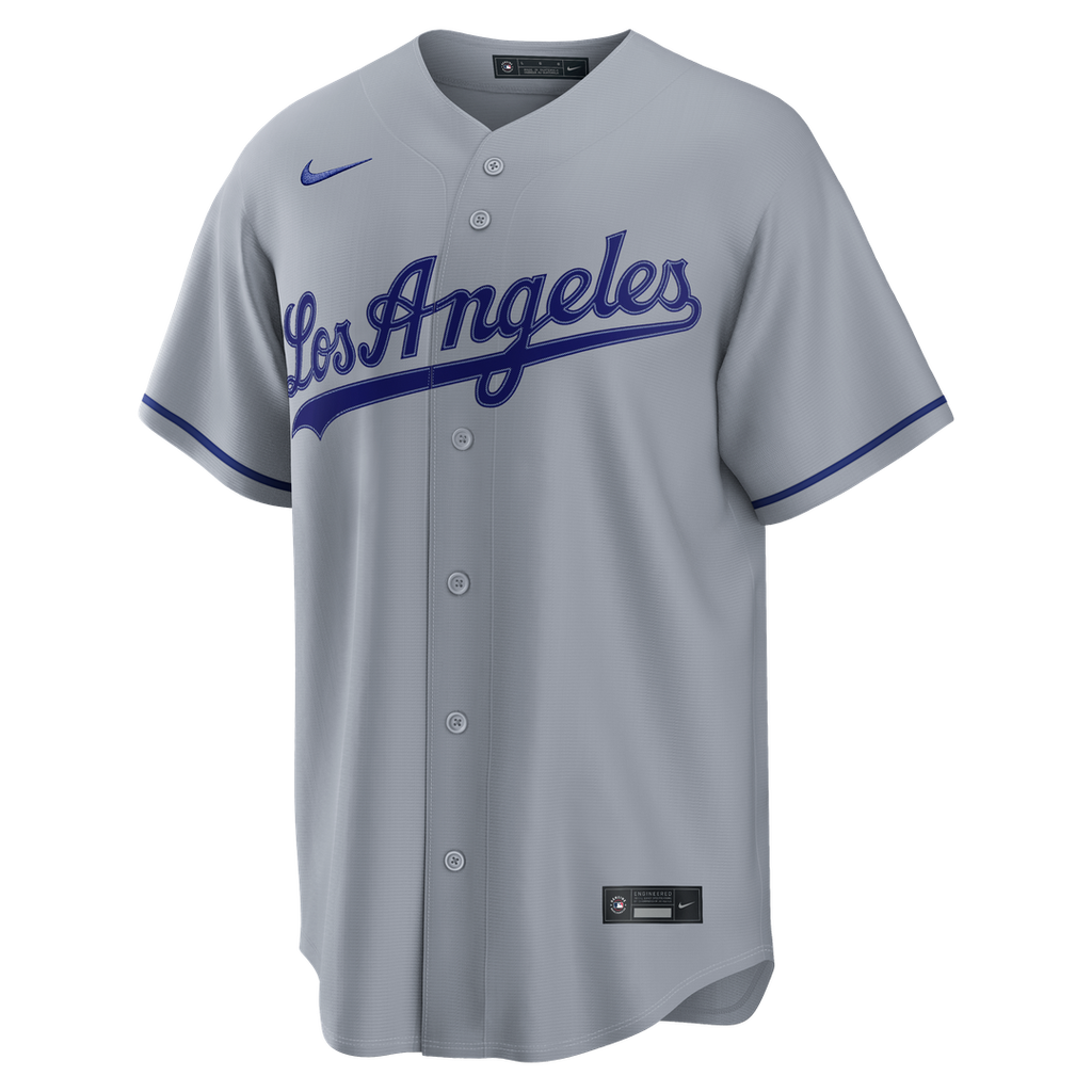 Los Angeles Dodgers Nike Replica Jersey Gray