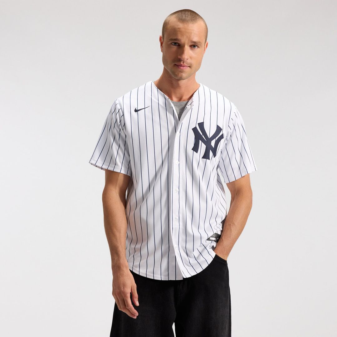 New York Yankees Nike White Replica MLB baseball jersey