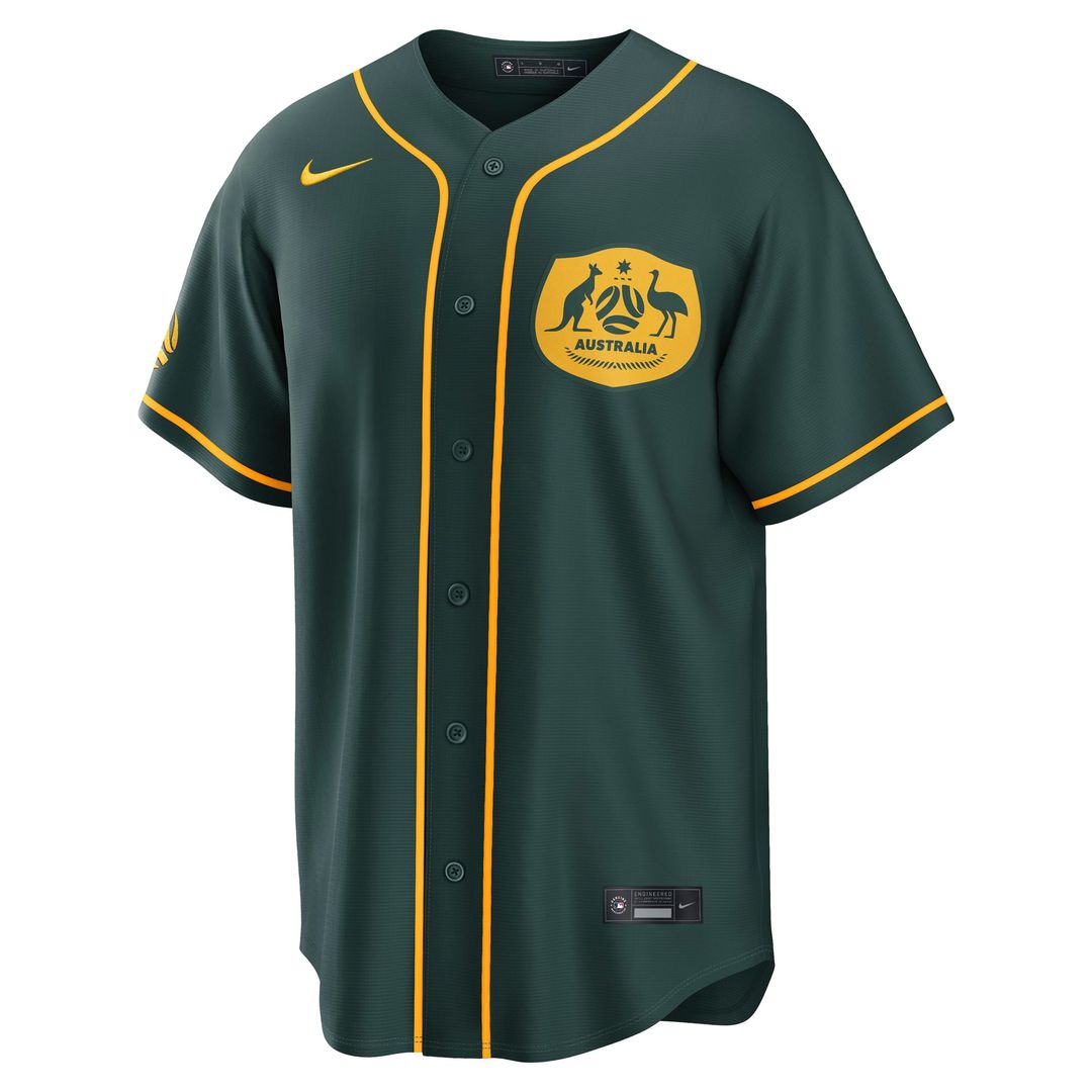 Australia National Team Nike Replica Jersey Green