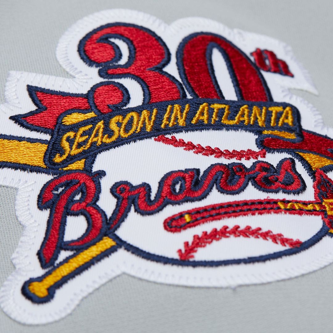Atlanta Braves Mitchell & Ness Authentic Jersey Gray