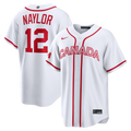 Canada Baseball Nike White MLB baseball jersey