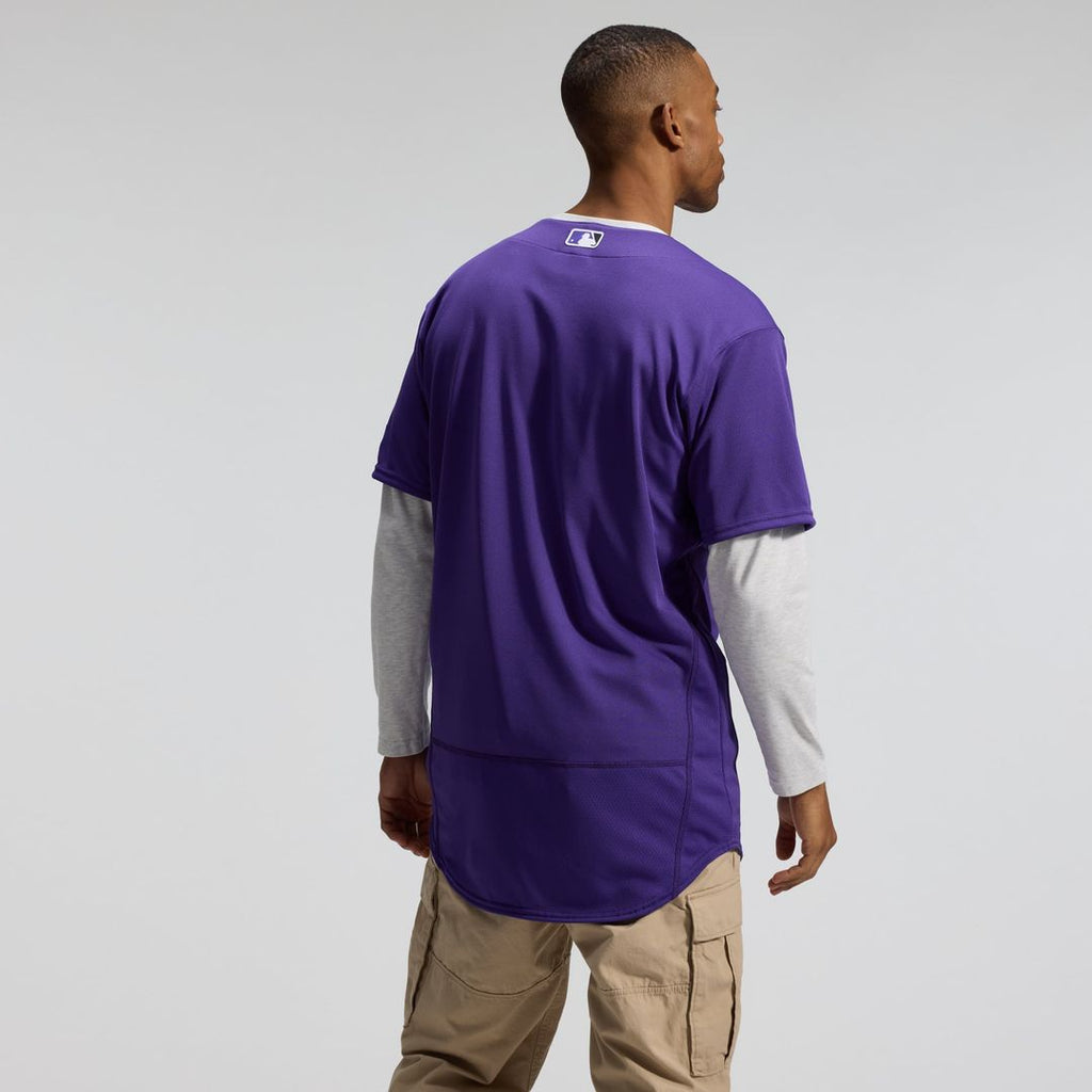 Colorado Rockies Nike Authentic Jersey Purple