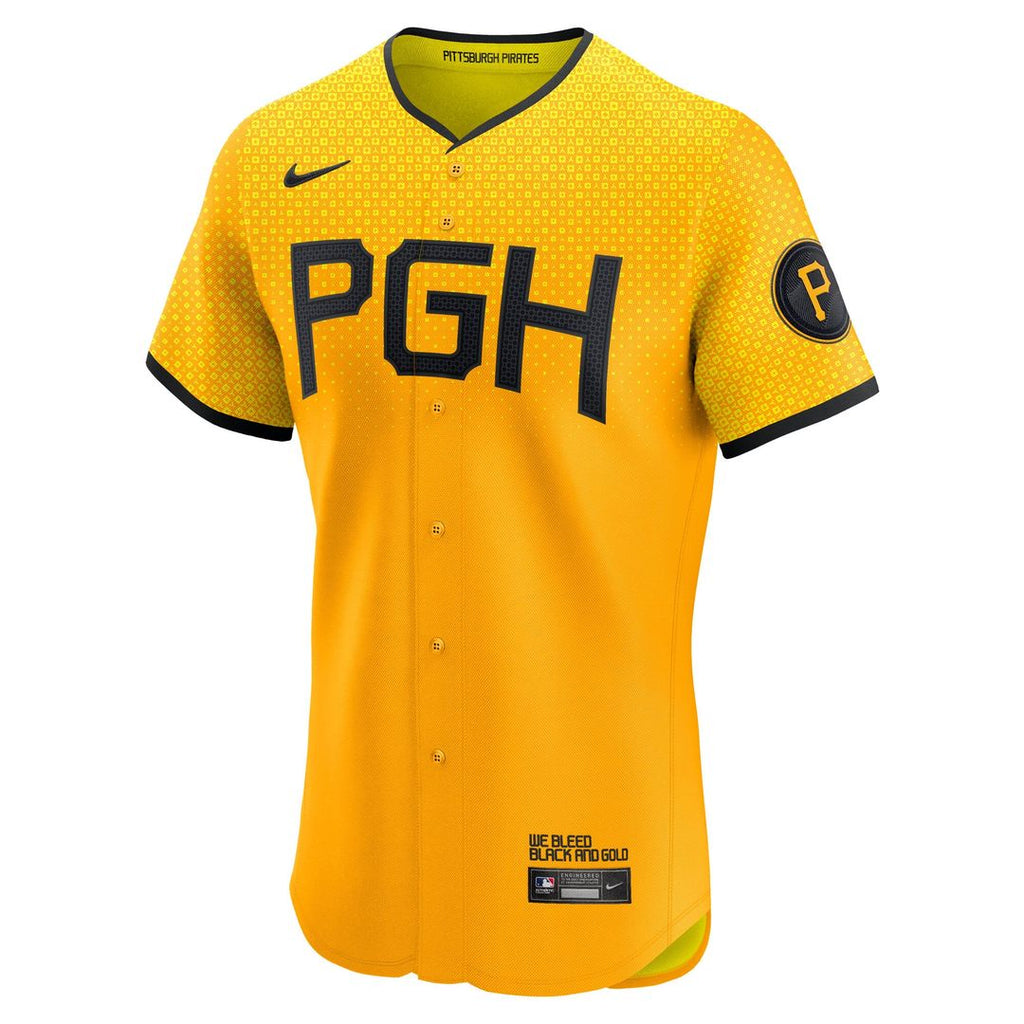 Pittsburgh Pirates Nike Jersey Gold