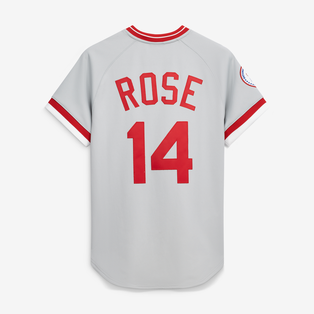 Cincinnati Reds Mitchell & Ness Authentic Jersey Gray