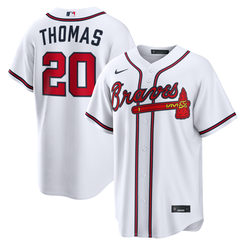 Atlanta Braves Nike White Replica MLB baseball jersey