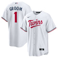 Minnesota Twins Nike White Replica MLB baseball jersey
