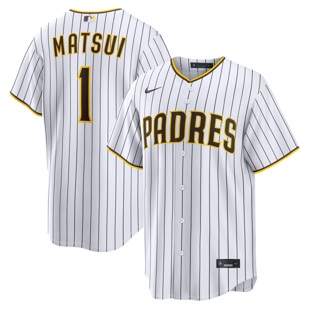 San Diego Padres Nike White Replica MLB baseball jersey