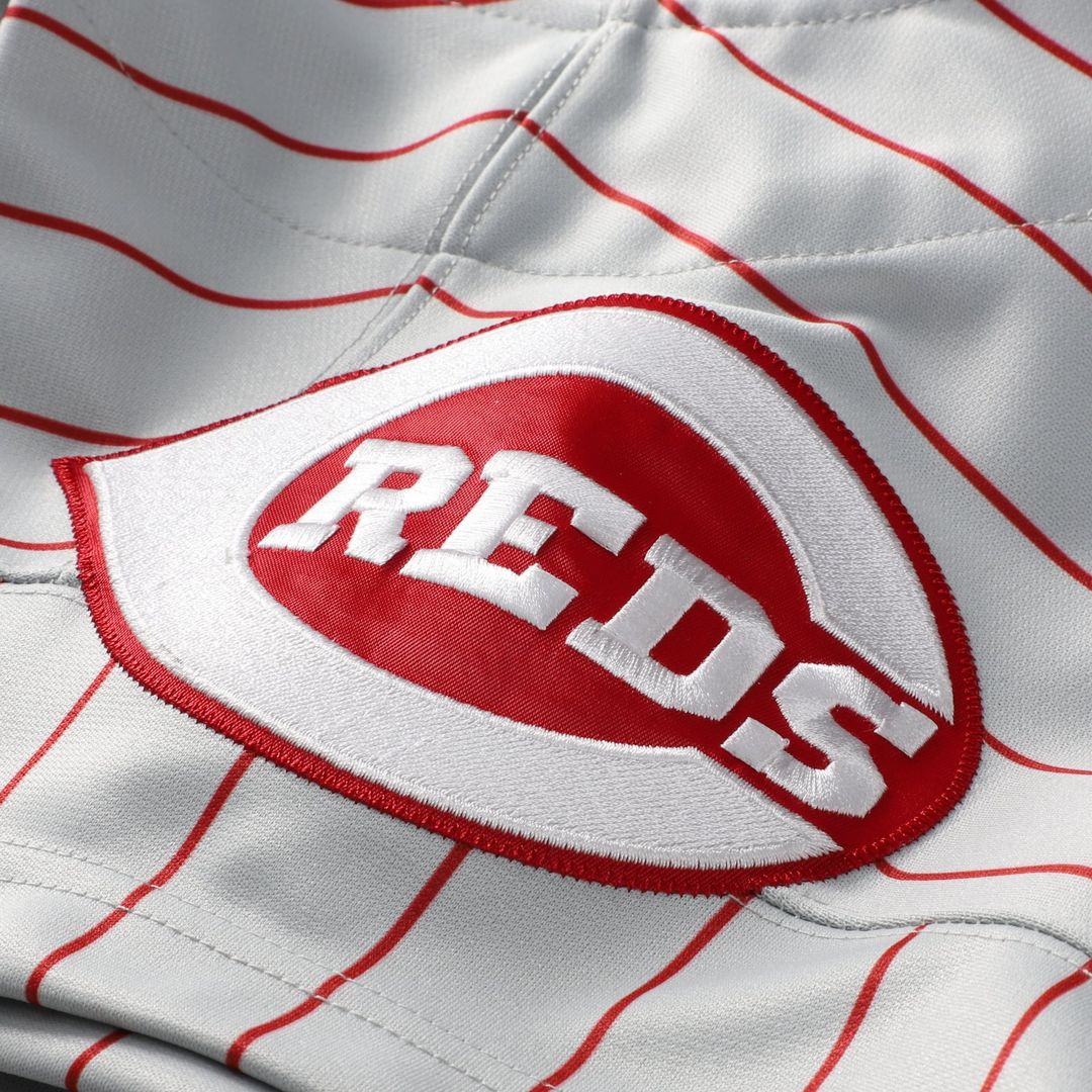 Cincinnati Reds Mitchell & Ness Authentic Jersey Gray