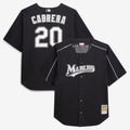 Miami Marlins Mitchell & Ness Black Authentic MLB baseball jersey