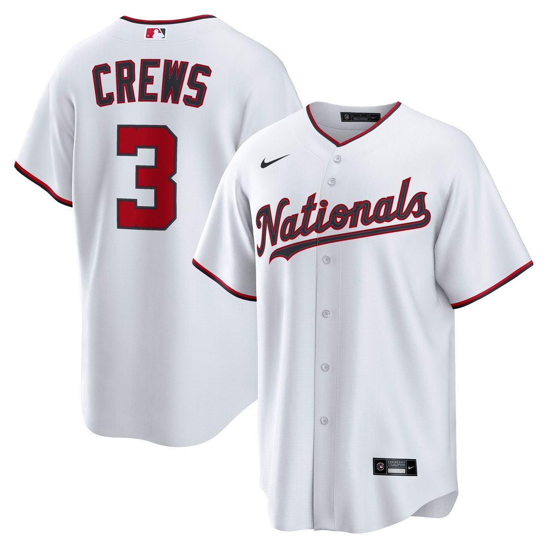 Washington Nationals Nike Replica Jersey White