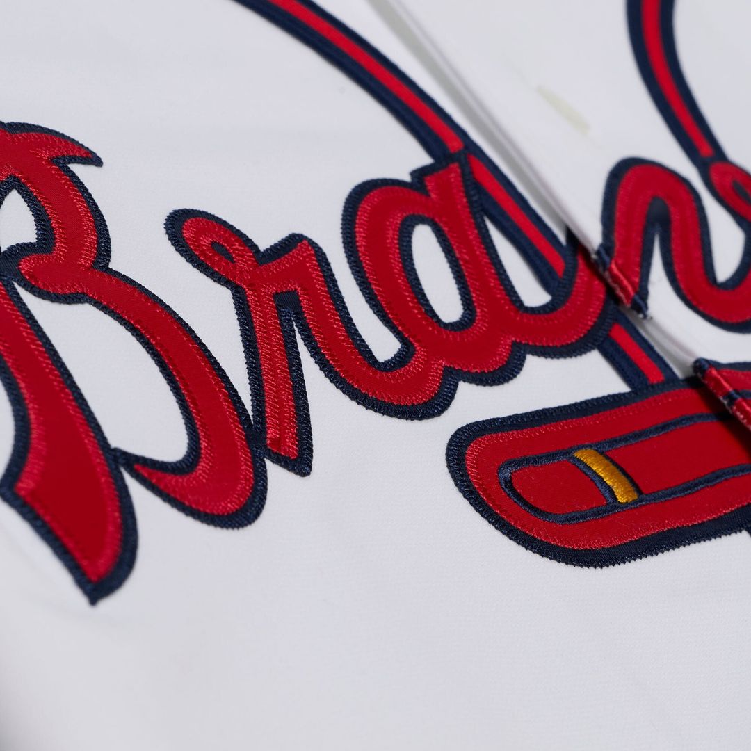 Atlanta Braves Mitchell & Ness Authentic Jersey White