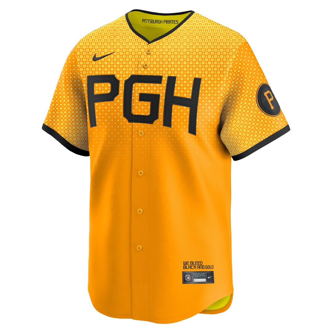 Pittsburgh Pirates Nike Jersey Gold