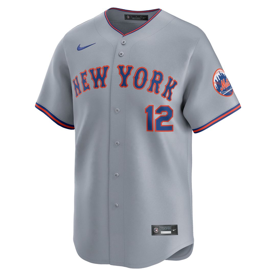 New York Mets Nike Authentic Jersey Gray