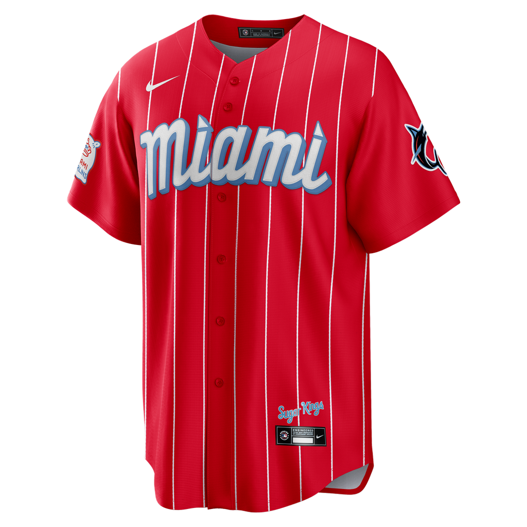 Miami Marlins Nike Replica Jersey Red