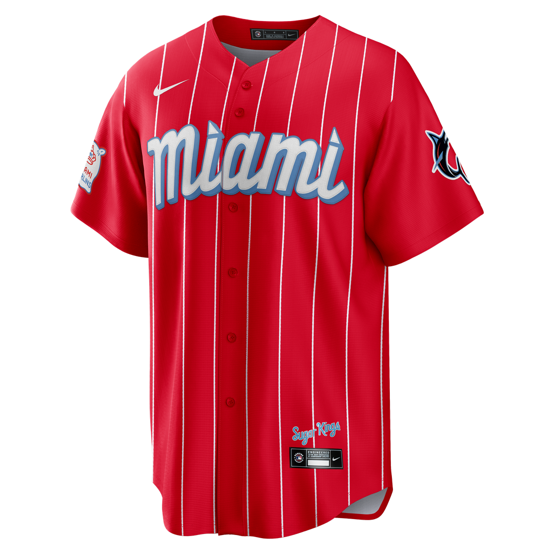 Miami Marlins Nike Replica Jersey Red