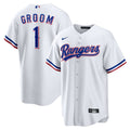 Texas Rangers Nike White Replica MLB baseball jersey