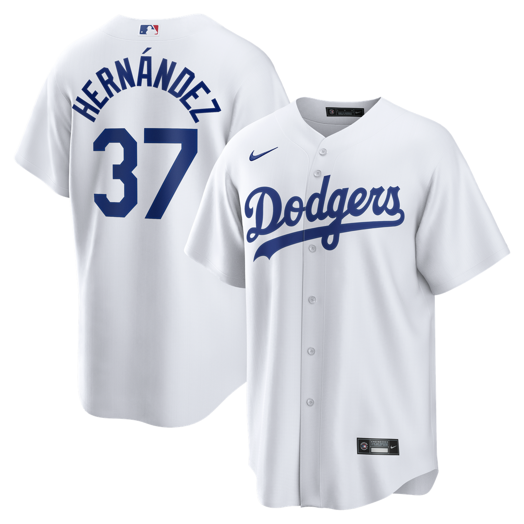Los Angeles Dodgers Nike White Replica MLB baseball jersey