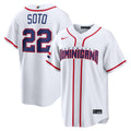 Dominican Republic Baseball Nike White MLB baseball jersey