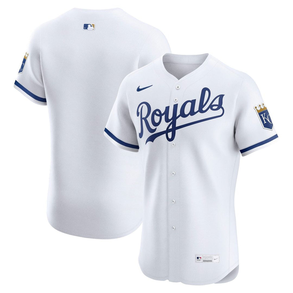 Kansas City Royals Nike White Authentic MLB baseball jersey