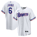 Texas Rangers Nike White Replica MLB baseball jersey