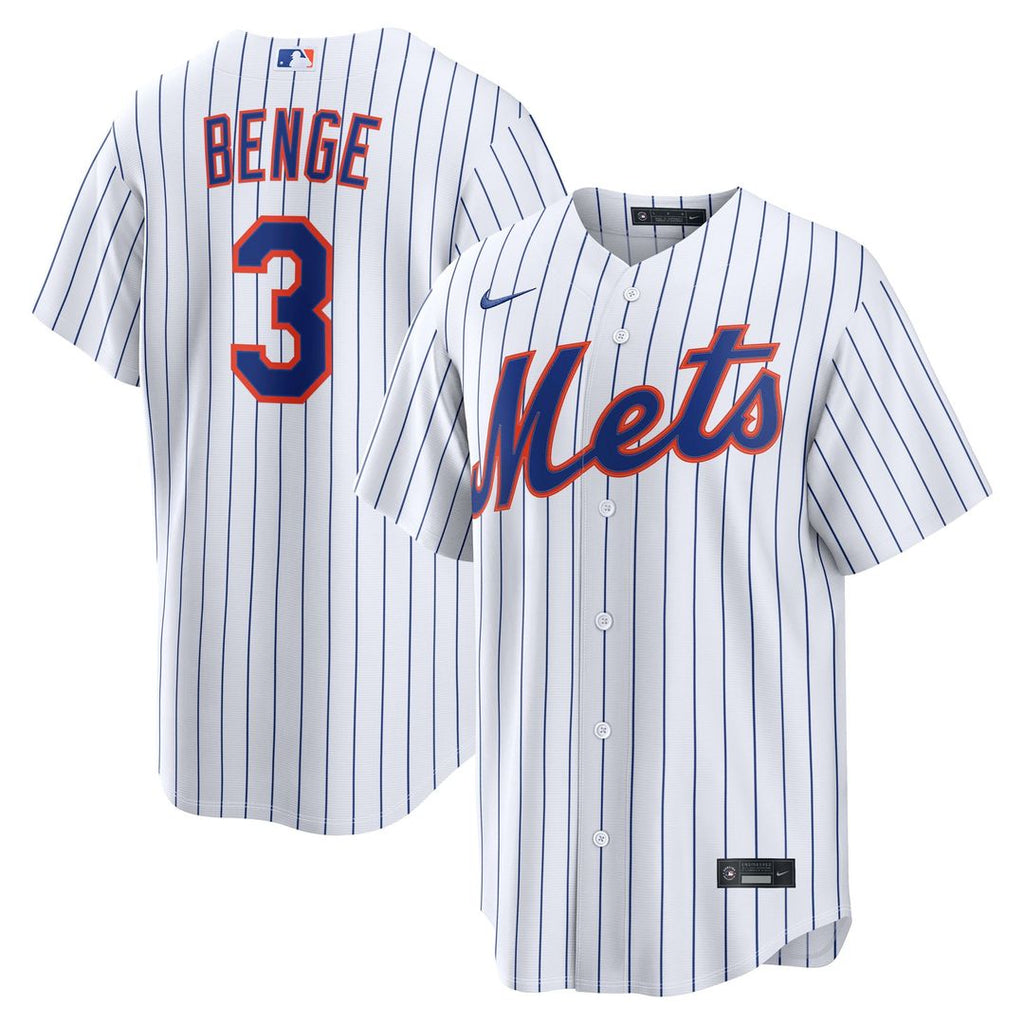 New York Mets Nike White Replica MLB baseball jersey