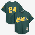 Athletics Mitchell & Ness Green Authentic MLB baseball jersey