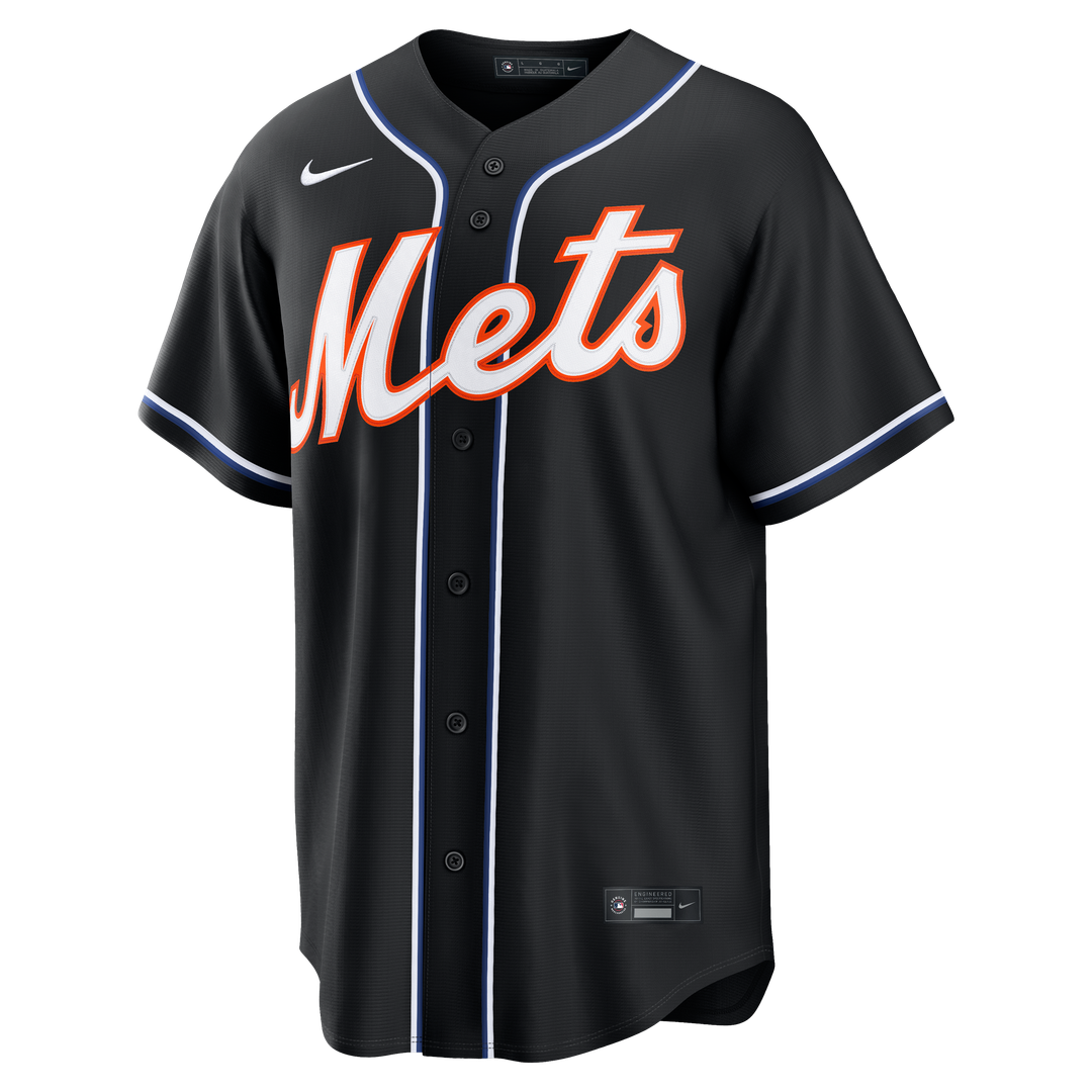 New York Mets Nike Replica Jersey Black