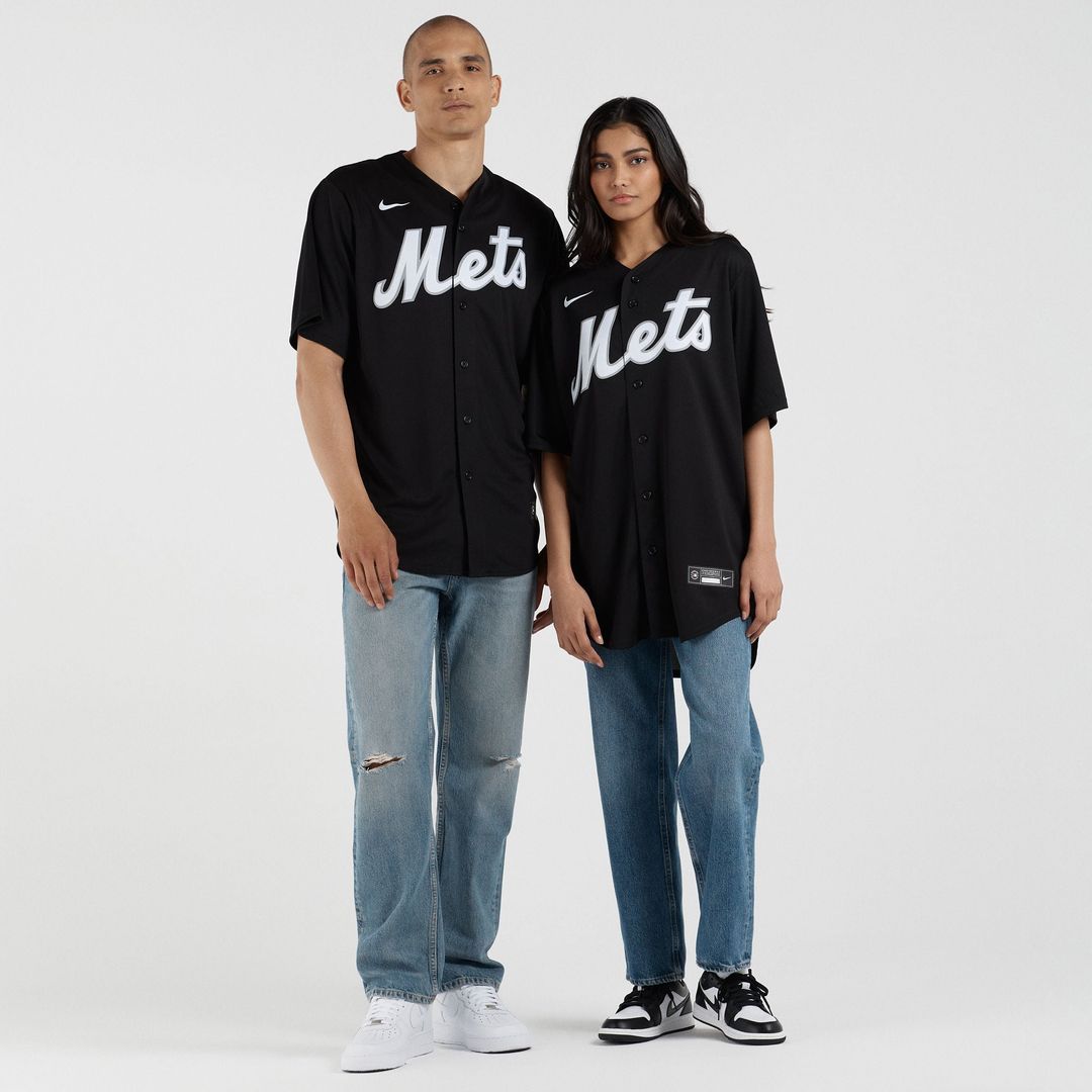 New York Mets Nike Replica Jersey Black