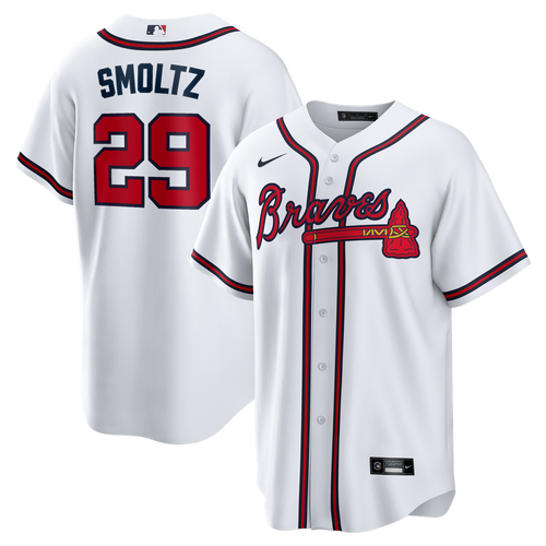 Atlanta Braves Nike White Replica MLB baseball jersey