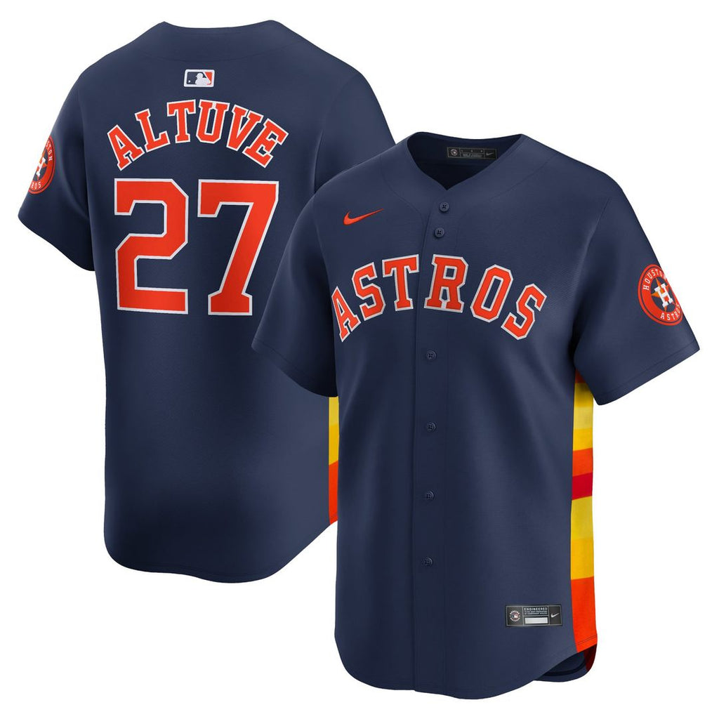 Houston Astros Nike Navy Authentic MLB baseball jersey