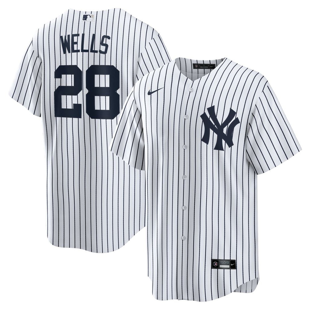 New York Yankees Nike White Replica MLB baseball jersey