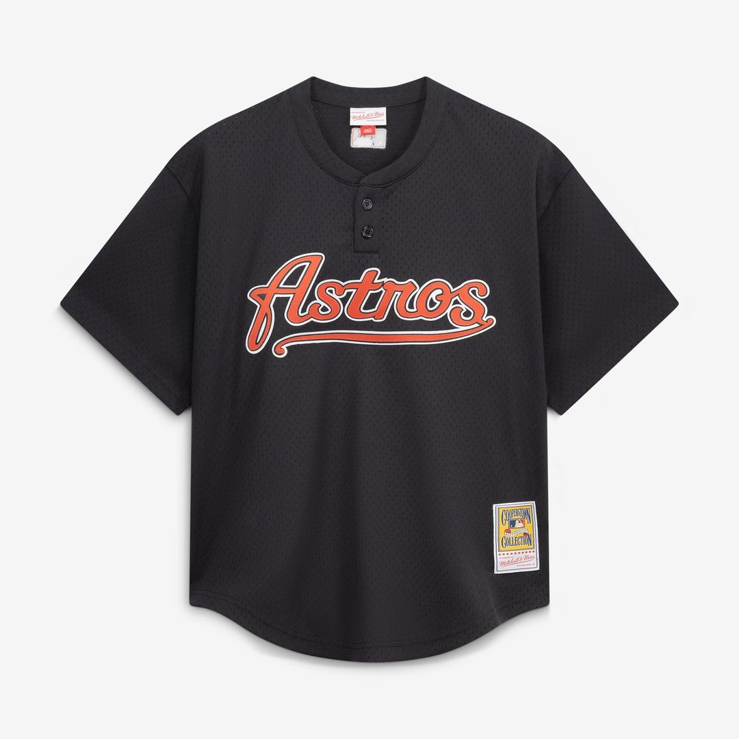 Houston Astros Mitchell & Ness Authentic Jersey Black