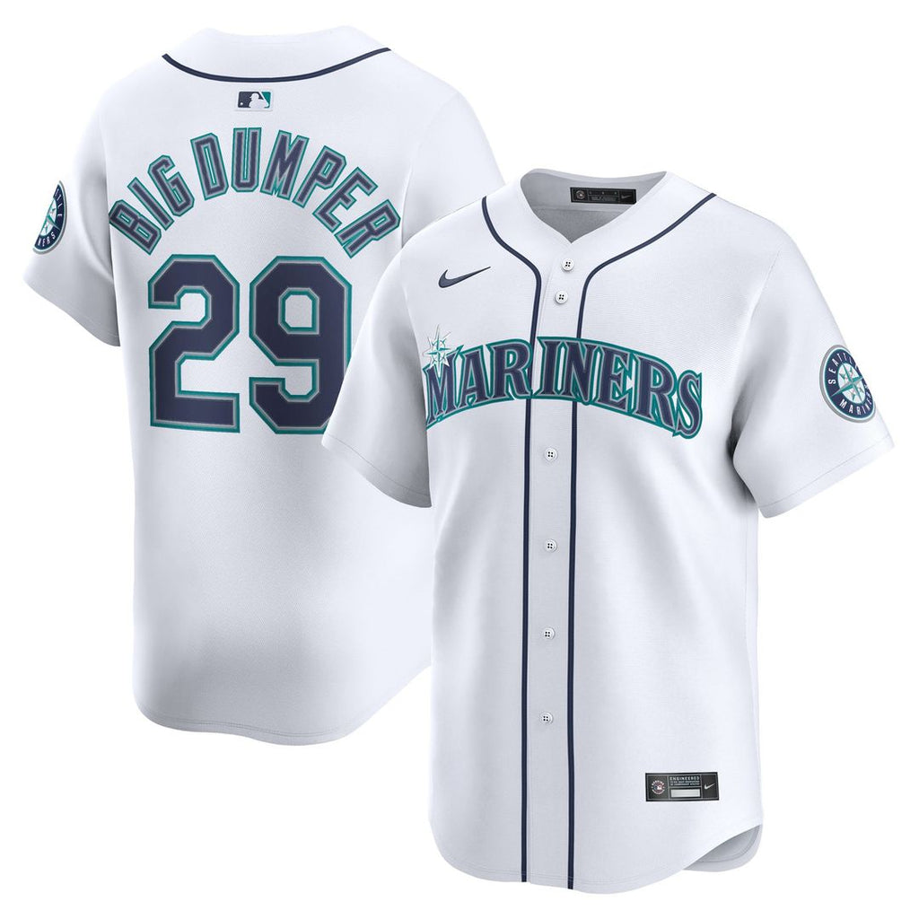 Seattle Mariners Nike White MLB baseball jersey