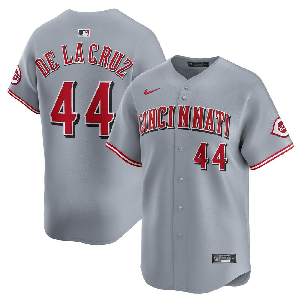 Cincinnati Reds Nike Gray Authentic MLB baseball jersey