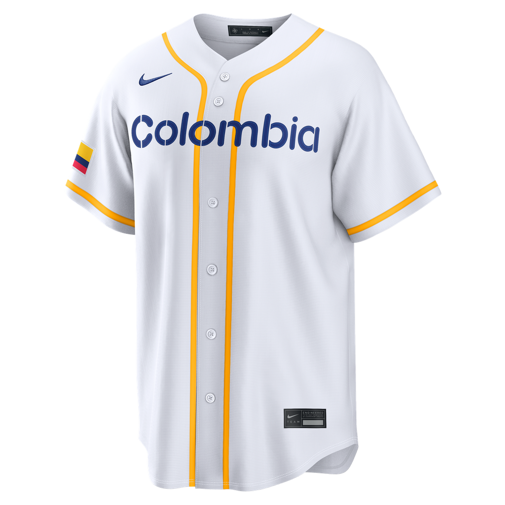 Colombia Baseball Nike Jersey White