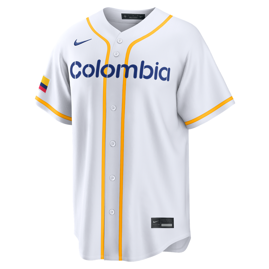 Colombia Baseball Nike Jersey White
