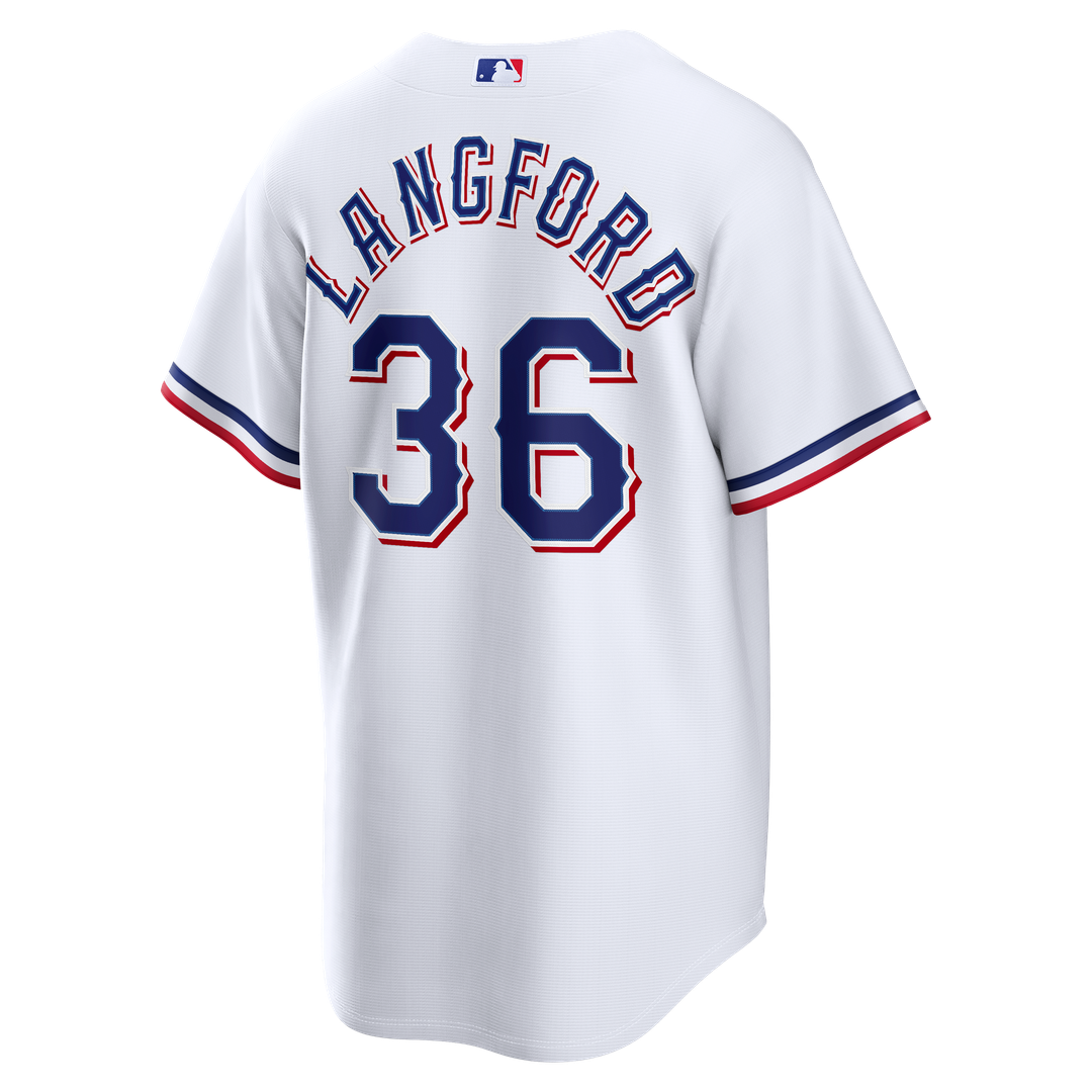 Texas Rangers Nike Replica Jersey White