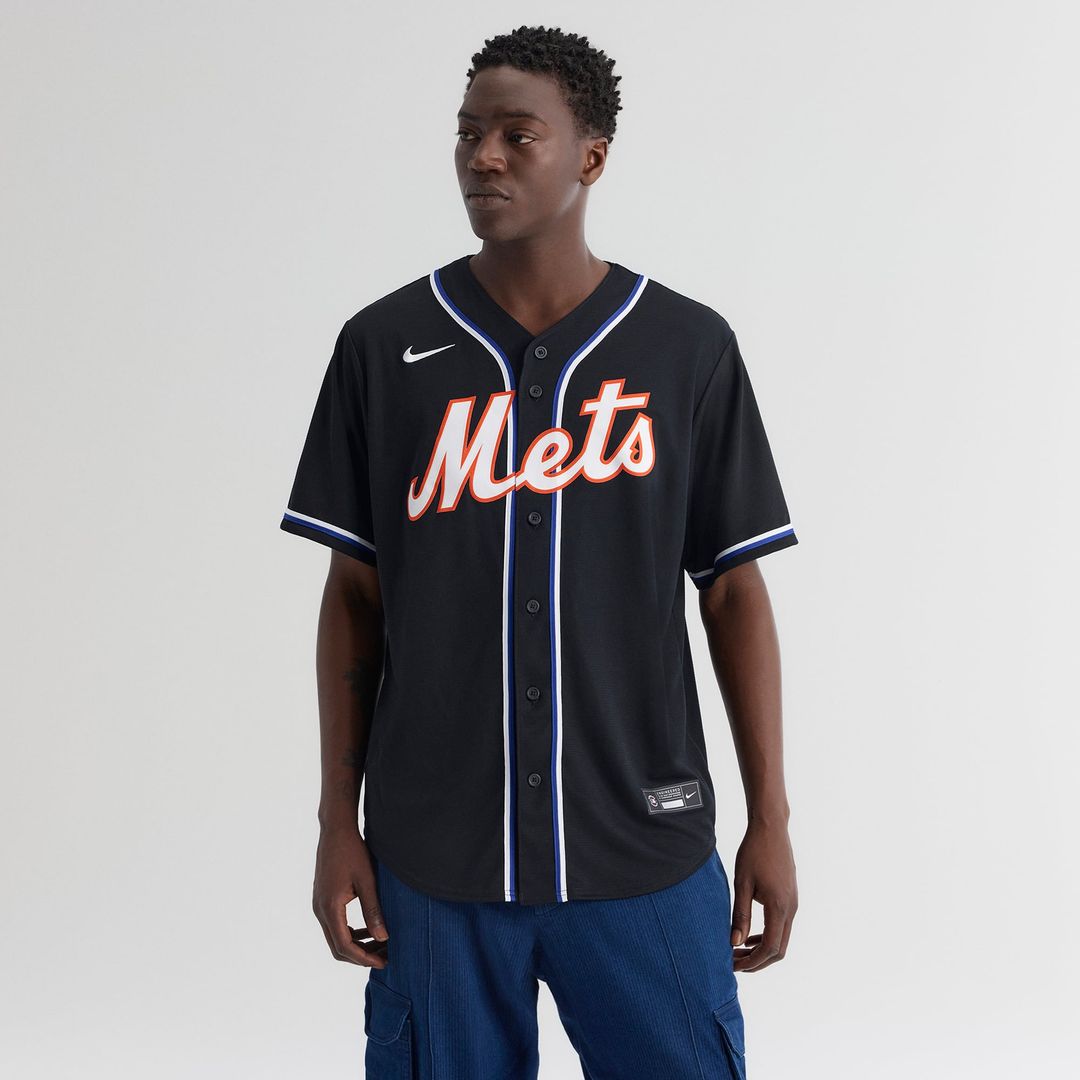 New York Mets Nike Replica Jersey Black